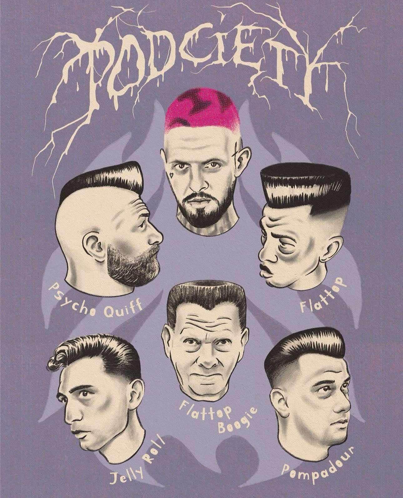 Plakat Haircuts by Podciety